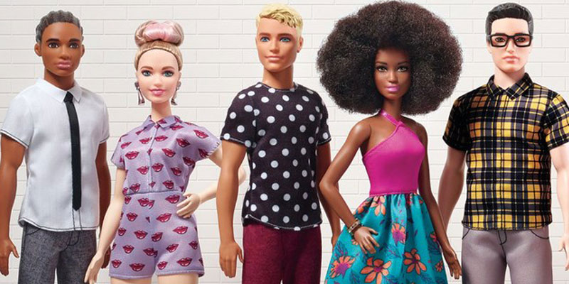 Mattel unveils a diverse new line of Ken dolls, man buns included