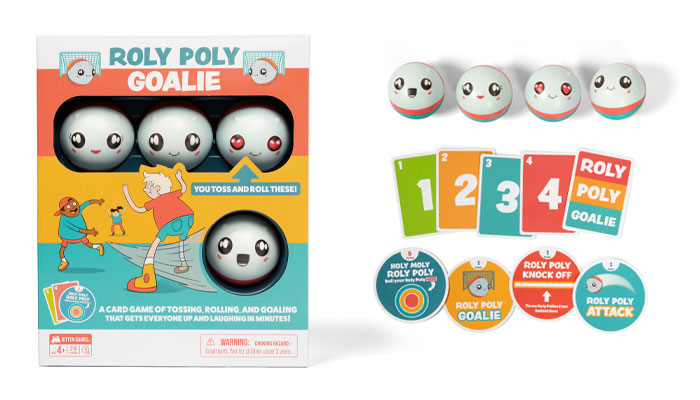 Exploding Kittens, Roly Poly Goalie, Elan Lee