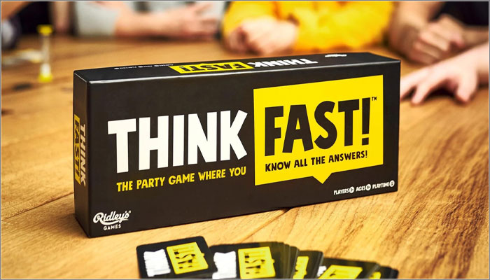 Think Fast Board Game Ridley's for sale online