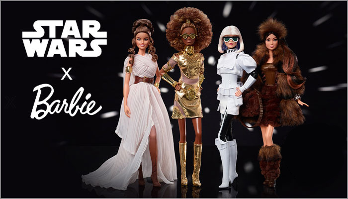 barbie star wars collection