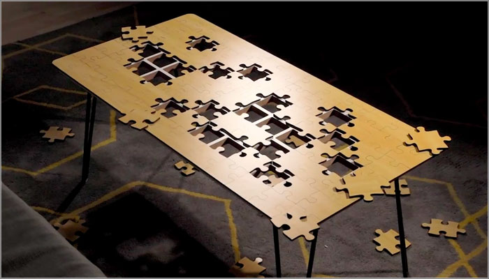 Jigsaw Puzzle Coffee Table