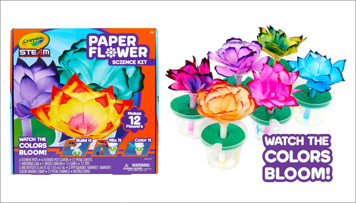 Crayola STEAM Paper Flower Science Kit Review