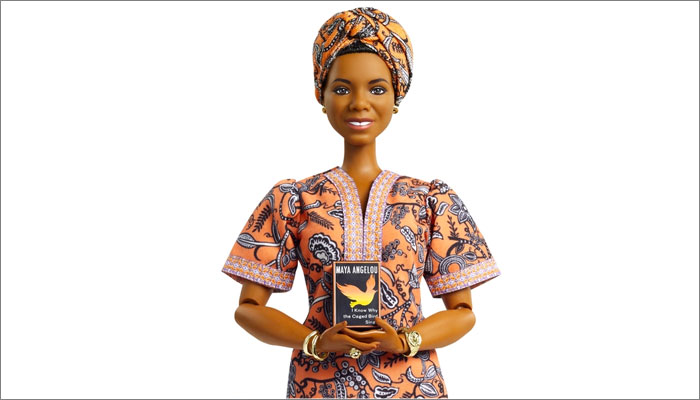 maya angelou barbie mattel