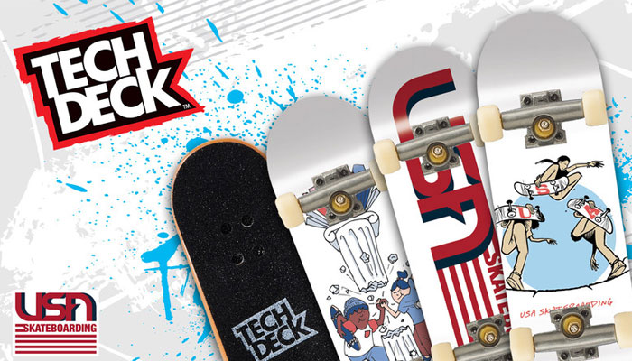 Spin Master to launch official USA Skateboarding Tech Deck fingerboards as  part of sponsorship deal - Mojo Nation