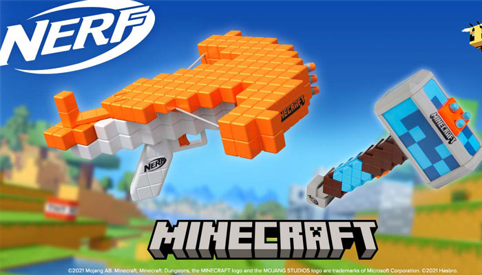 Hasbro, Nerf, Minecraft