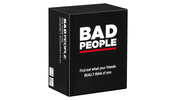 Bad People - The Party Game You Probably Shouldn't Play - Photo Credit Bad  People Game • Boca Magazine