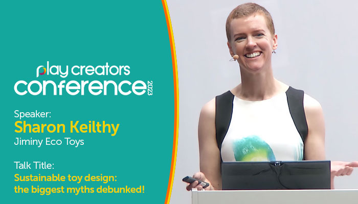 Sharon Keilthy, Jiminy Eco Toys, Play Creators Festival, Play Creators Conference