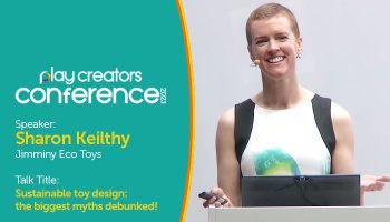 Sharon Keilthy, Jimminy Eco Toys, Play Creators Festival, Play Creators Conference