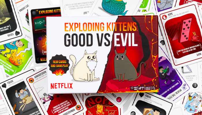 Exploding Kittens debuts Good vs. Evil, a game inspired by its