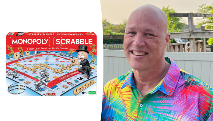 Monopoly Scrabble, Board Game